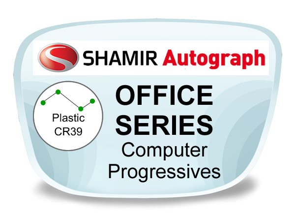 Shamir Office Series No-Line HD Plastic Computer Lenses
