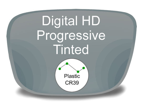 Digital (HD) Progressive Plastic Tinted Lenses