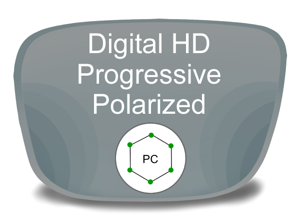 Digital (HD) Progressive Polycarbonate Polarized Lenses