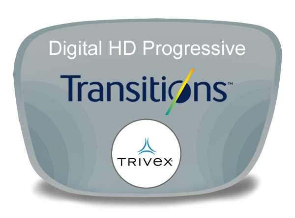 Digital (HD) Progressive Trivex Transitions Lenses