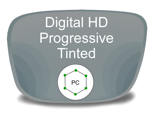 Digital (HD) Progressive Polycarbonate Tinted Lenses