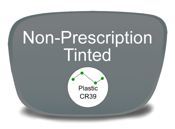 Non-Prescription Plastic Tinted Lenses