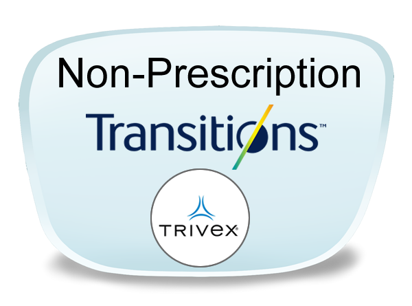 Non-Prescription Trivex Transitions Lenses