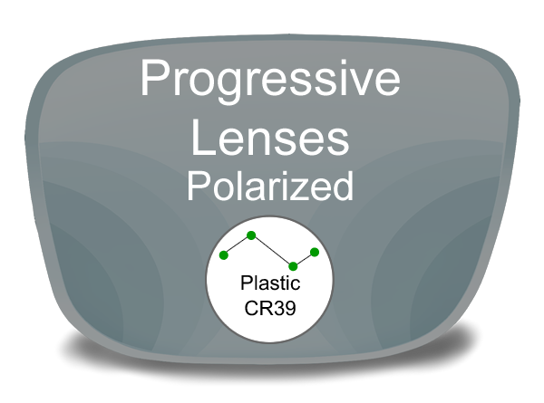 Progressive (no-line) Plastic Polarized Lenses