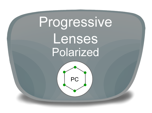 Progressive (no-line) Polycarbonate Polarized Lenses