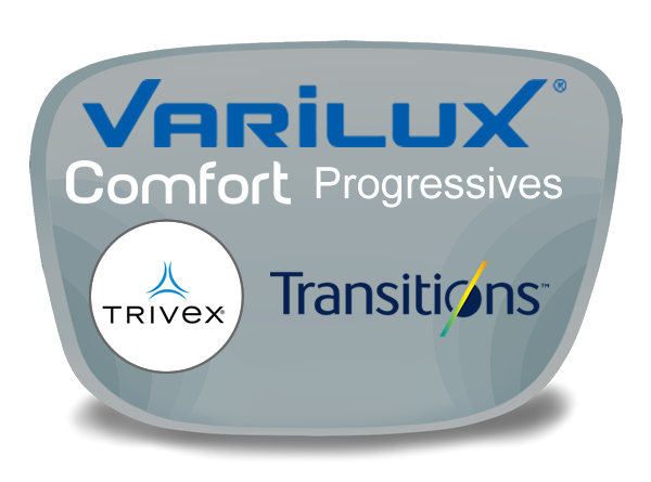 Varilux Comfort Drx Progressive (no-line) Trivex Transitions Lenses